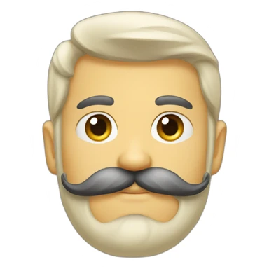 scimitar mustache emoji sticker