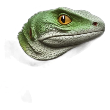 realistic full body monitor lizard sticker