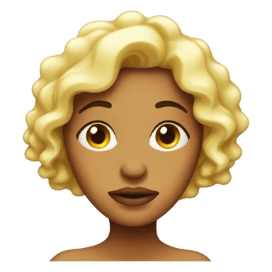 Swooning melting woman sticker