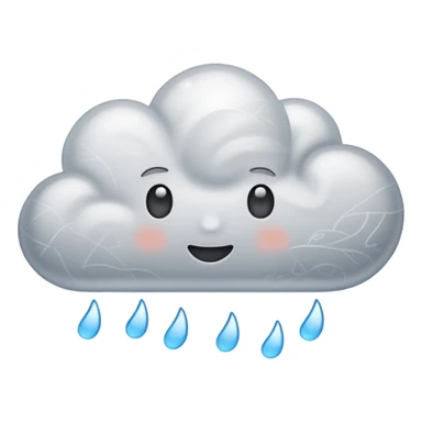 Fight cloud with scribble sticker