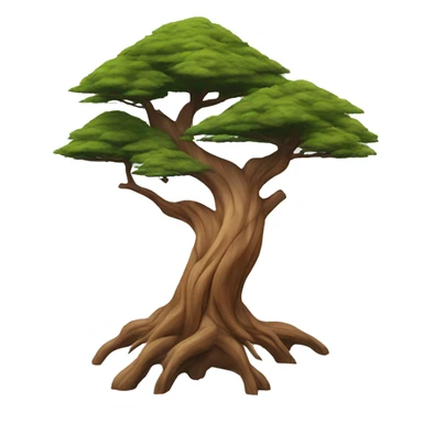 lebanese abstract cedar tree like on the lag in black74 sticker