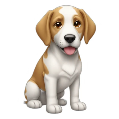 Un chien a l’école sticker