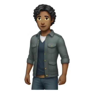 A siren male sticker