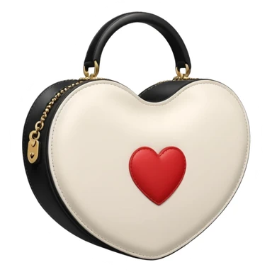 chanel heart shape bag plain white sticker