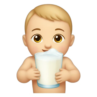 Baby-With-Milk sticker