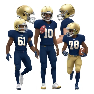 Notre dame football  VS Ohio Buckeyes sticker