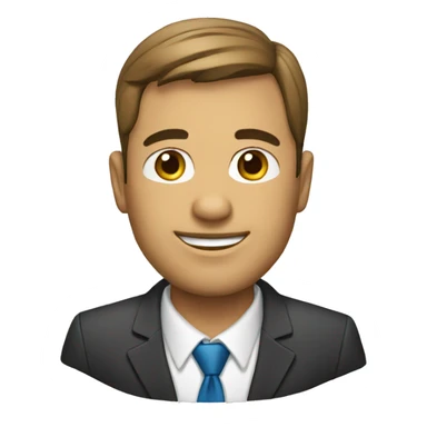 bussines man sticker