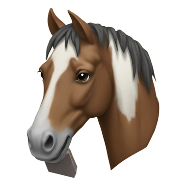 Horse playing poker sticker