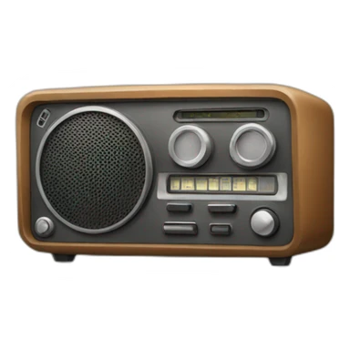 radio set sticker