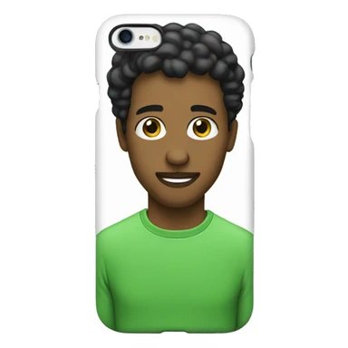 green phonecase sticker