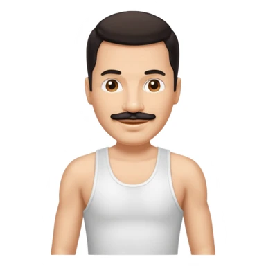 crea un emoji de freddy mercury sticker
