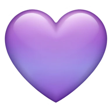 purple heart with a pastel ombre sticker