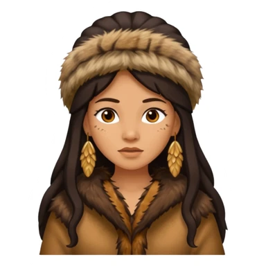 stone age woman sticker
