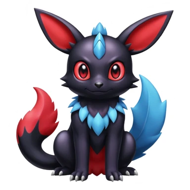 Guilmon-Noibat-Umbreon-hybrid sticker