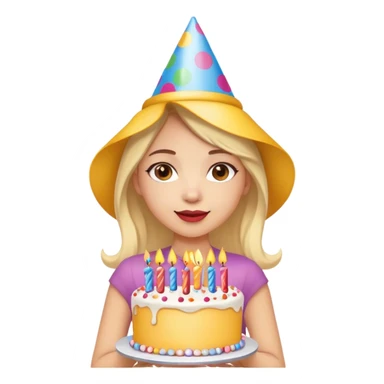 birthday girl sticker