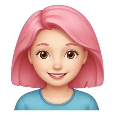 Make a cute girl sticker