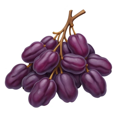 bunch of purple raisins sticker