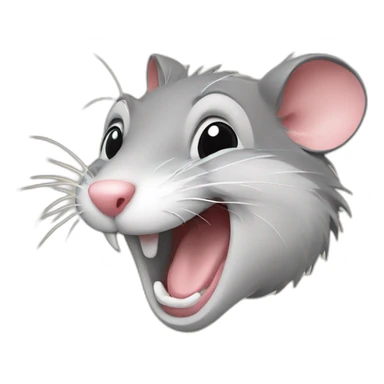 laughing rat sticker