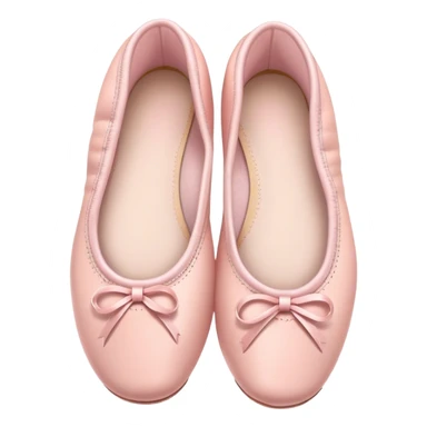 pastel pink ballet shoes sticker