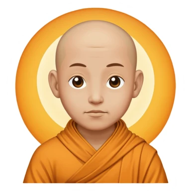 Cosmic/space monk sticker