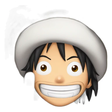 luffy les doigts dans le nez sticker