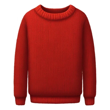 long sleeve red sweater piece of clothing sticker