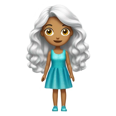 muñeca de plastico sticker