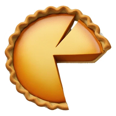 Pumpkin pie slice sticker