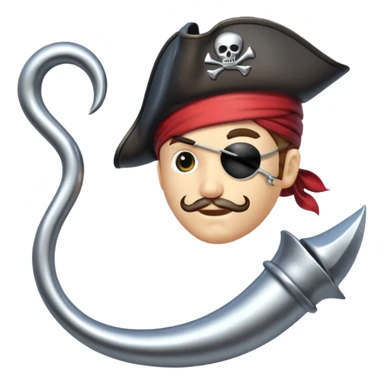 Pirate Hook sticker