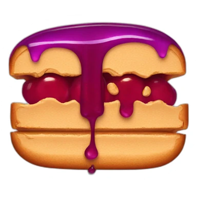 peanut butter and jelly sticker