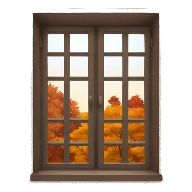 autumn window sticker