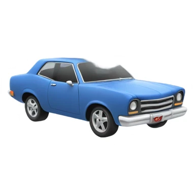 a car that doesn't have weels and is floating and there is cool smoke sticker