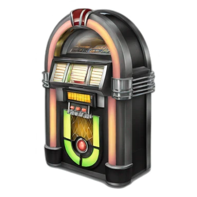 Jukebox halloween party sticker