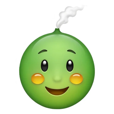 create a smell emoji in the style of iphone sticker