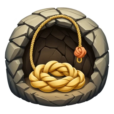 long Rope to explore cave sticker