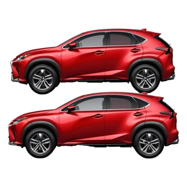 Red Lexus NX sticker