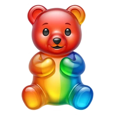 Gummy bear (multicolor) sticker