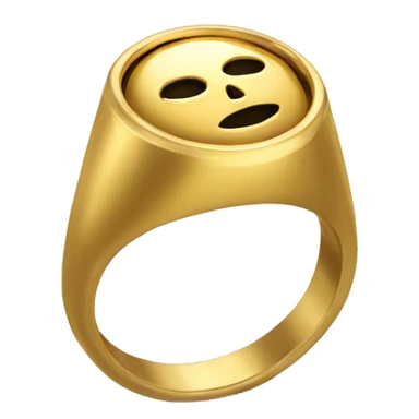 gold oura ring sticker