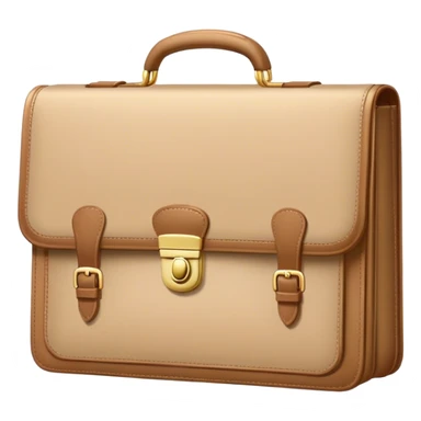 briefcase, beige, feminine sticker