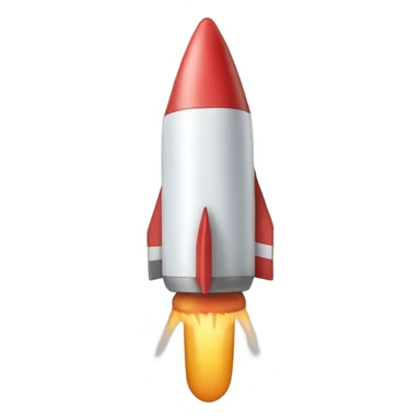 Popsicle rocket ship  sticker