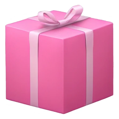 Pink box that says maybe  sticker