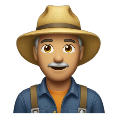 A farmer who explode sticker