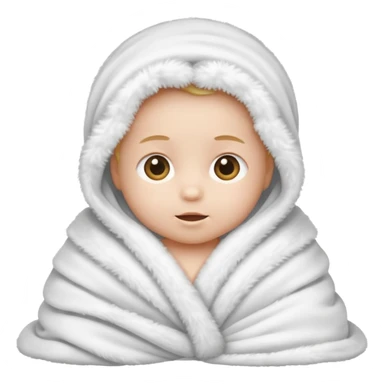 baby in a blanket sticker