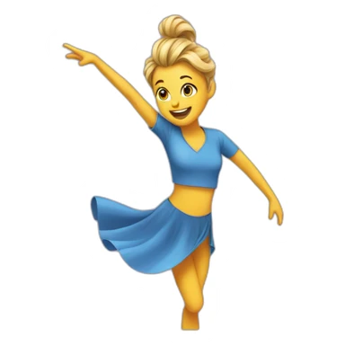 twirling sticker