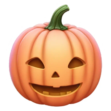 baby pink jack-o'-lantern sticker