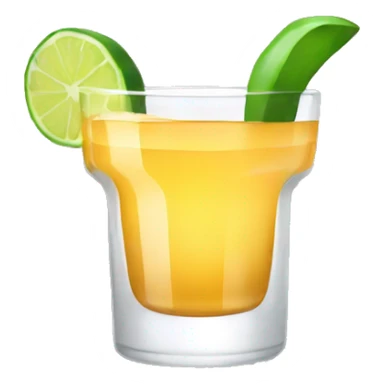 Aesthetic tequila shot sticker