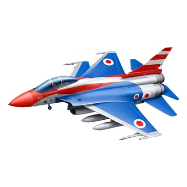 mirage fighter jet with a giant french flag on the background sticker
