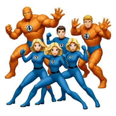 Fantastic Four Heros sticker