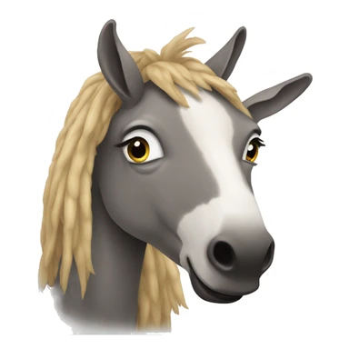 Burro enamorado  sticker