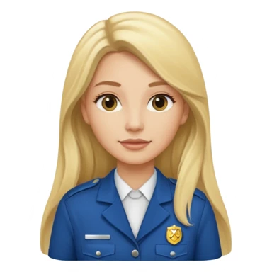 blonde long haired  woman minibus driver sticker